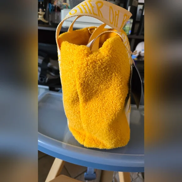 Loungefly Yellow Winnie the Pooh Fuzzy Bag - Picture 4 of 7